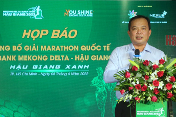 Phát biểu tại lễ khai mạc, ông Nguyễn Văn Hòa - phó chủ tịch UBND tỉnh Hậu Giang