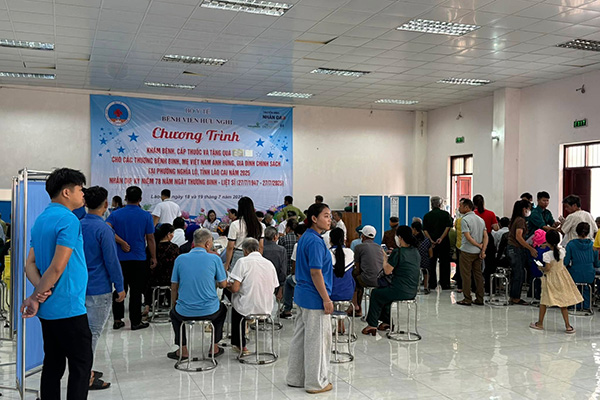 Chương trinh khám bệnh cấp thuốc miễn phí phường Nghĩa Lộ - tỉnh Lào Cai (Yên Bái cũ) nhân dịp kỷ niệm 78 năm Ngày Thương binh liệt sĩ 27/7/1947-27/7/2025